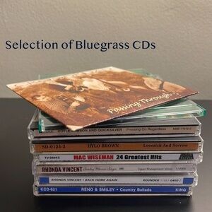 Eight CDs of a Personal Selection of Wonderful Bluegrass Music